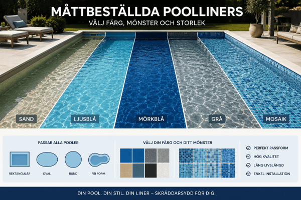 Måttbeställd poolliner