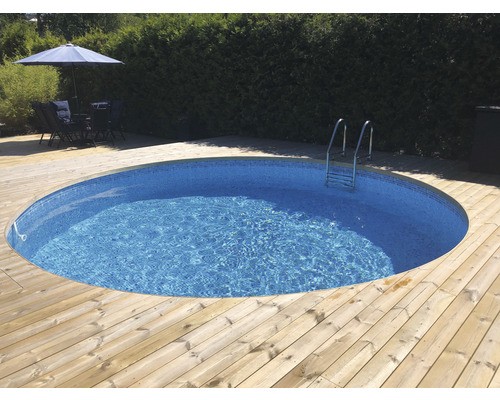 Pool rund 1,35 m hög "Newport"