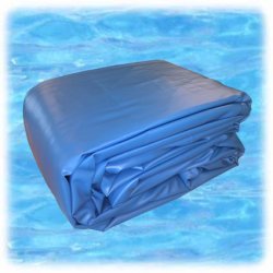 POOL-LINER BLUE LAGOON för oval pool 5,50 x 3,70 m H 1,20 - 1,22 m Tjocklek 0,50 mm