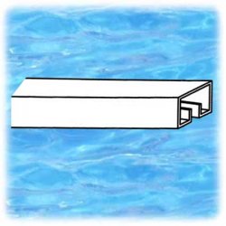 Toppräls vit 1,3 CM 0,90x3.60