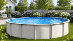 Pool 1,32m hög Diameter 5,50 Primastarpool