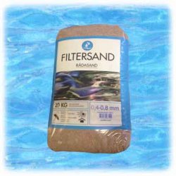 Filtersand 0,4-0,8 mm (20 kg)