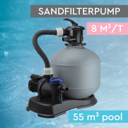 Sandfilter Royal med 0,75 hk pump