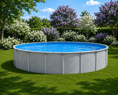 Zoom bild av Pool paket 1,37m 5,50m Ø "Hybrid Sea Shore" inkl Poolkampanj produkter