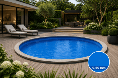 Zoom bild av POOL-LINER för rund pool » 4,60 m Ø H 1,22 - 1,37 m Tjocklek 0,6 mm