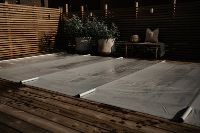 Zoom bild av Säkerhetstäcke/Skyddstäcke Capella 5,50 m Ø rund pool
