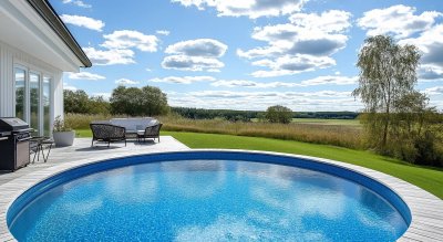 Zoom bild av Pool_Newport_rund_ 1,50m_hög_ Primastarpool