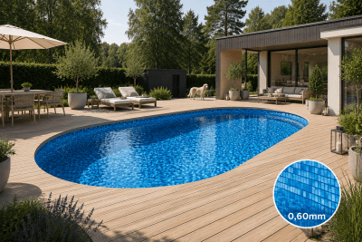 Zoom bild av Poolliner MOSAIC 0,60mm tjock
