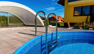 Zoom bild av Pool paket 1,50m hög 4 m Ø "Newport"