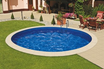 Zoom bild av Pool paket 1,50m hög 4 m Ø "Newport"