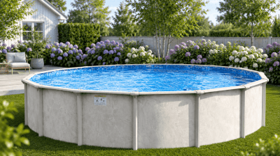 Zoom bild av Pool 1,32m hög Diameter 5,50 Primastarpool